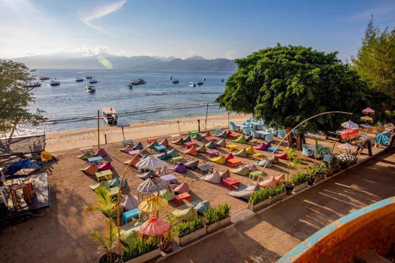 Gili Sands Hotel & Bar Gili Trawangan Exterior foto